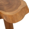Handcrafted Teak Wood Stool, Ethnic Style Budut Discounts