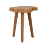 Handcrafted Teak Wood Stool, Ethnic Style Budut Choice Of