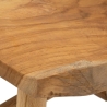 Handcrafted Teak Wood Stool, Rustic Ethnic Style Sel Sale