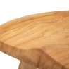 Handcrafted Teak Wood Stool, Rustic Ethnic Style Sel Bulk Discounts