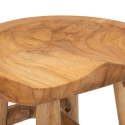 Handcrafted Teak Wood Stool, Rustic Ethnic Style Sel Choice Of
