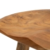 Sel Slim Teak Wood Stool, Ethnic Natural Design Bulk Discounts
