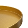 Round Gold Metal High Table 51x100cm Doha Catalog