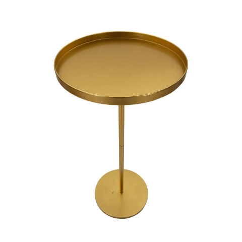 Round Gold Metal High Table 51x100cm Doha Promotion