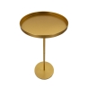 Round Gold Metal High Table 51x100cm Doha Promotion