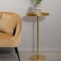 Modern Design Tall Gold Metal Table 41x80cm Doha On Sale