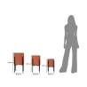 Set of 3 Modern Round Metal Plant Stands in Assorted Colors - Milly Tris Model