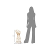 Boho Chic Panama Tower Metal and Rattan Plant Stand Catalog