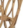 Round Rattan Table with Glass Top 50x50cm Panama Circle Catalog