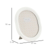 White Resin Oval Photo Frame 20x25 cm Ovally Catalog