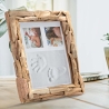 Nature Wooden Rectangular Photo Frame 26x32cm On Sale