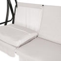 Deluxe 3-Seater Garden Swing with Canopy, 230x120x165cm, Grey Catalog