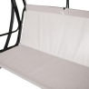 Deluxe 3-Seater Garden Swing with Canopy, 230x120x165cm, Grey Bulk Discounts