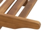 Acacia Wood Reclining Garden Lounger with Wheels - Bali Characteristics