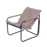 4-Piece Garden Set Steel with Glass Top Table and Cushions Cannes Offers