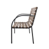 Kovek Wooden Bench with Steel Frame, 120x58x83 cm Offers