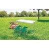 Pic-Quick Portable Camping Table Set with 4 Folding Stools Offers
