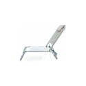 Folding Beach Chair with Cushion, Aluminum, Grecia Offers