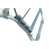 Folding Beach Chair with Cushion, Aluminum, Grecia Choice Of