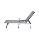 Varadero Beach Lounger with Steel Frame, PVC, and Polyester Offers