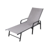 Varadero Beach Lounger with Steel Frame, PVC, and Polyester Catalog