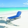 Foldable Beach and Garden Lounger with Reclining Backrest Viareggio On Sale