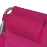 Beach Chair with Pillow and Armrests in Aluminum Brasile Model On Sale