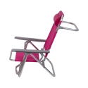 Beach Chair with Pillow and Armrests in Aluminum Brasile Model Sale