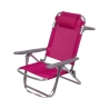 Beach Chair with Pillow and Armrests in Aluminum Brasile Model Bulk Discounts