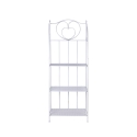 Ravun Foldable Iron Shelf with 4 Tiers, White, 60.5x28x167cm Offers