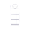 Ravun Foldable Iron Shelf with 4 Tiers, White, 60.5x28x167cm Offers