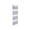 Ravun Foldable Iron Shelf with 4 Tiers, White, 60.5x28x167cm Bulk Discounts