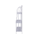 Karnel White Foldable Iron Shelf with 3 Tiers, 60.5x28xH.127cm Sale