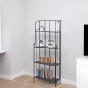 Durak Folding Outdoor Shelf with 4 Wrought Iron Shelves On Sale