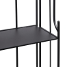 Scaffale da esterno 4 ripiani in ferro battuto richiudibile Durak Choice Of