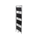 Scaffale da esterno 4 ripiani in ferro battuto richiudibile Durak Catalog