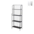 Durak Folding Outdoor Shelf with 4 Wrought Iron Shelves Promotion