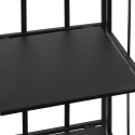 Nuvia Folding Slim 4-Shelf Wrought Iron Outdoor Rack Choice Of
