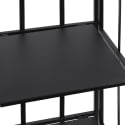 Scaffale da esterno slim 4 ripiani in ferro battuto richiudibile Nuvia Choice Of