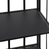Scaffale da esterno slim 4 ripiani in ferro battuto richiudibile Nuvia Choice Of