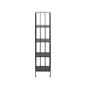 Scaffale da esterno slim 4 ripiani in ferro battuto richiudibile Nuvia Discounts