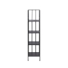 Scaffale da esterno slim 4 ripiani in ferro battuto richiudibile Nuvia Discounts
