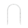 Eden Metal Garden Arch 140x240 cm Promotion