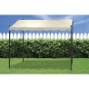 Gazebo a veranda idrorepellente 3x2,5m in ferro ecrù Sarnok Sale