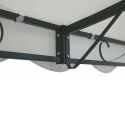 Gazebo a veranda idrorepellente 3x2,5m in ferro ecrù Sarnok Discounts