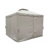 Gazebo idrorepellente 3x3m 4 tende laterali ferro tortora Tangeri Catalog