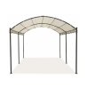 Water-Repellent Gazebo Tunnel 3x4m with 6 Iron Poles Ecru Lomek Offers