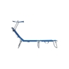Reclining and Foldable Beach Lounger with Sunshade Vieste Offers