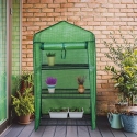 Tivar 3-Shelf Balcony Greenhouse with Protective Cover On Sale