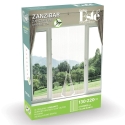 Magnetic Door Screen 130x220cm with Double-Sided Tape and 8 Magnets Zanzibar Model